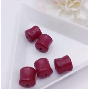 perle bodhi baril 8 mm rouge