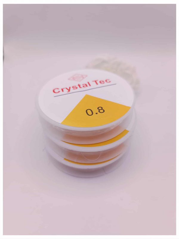 fil élastique Crystal tec 0.8 mm 10 mètres