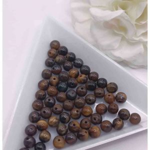 perle oeil de tigre 4 mm