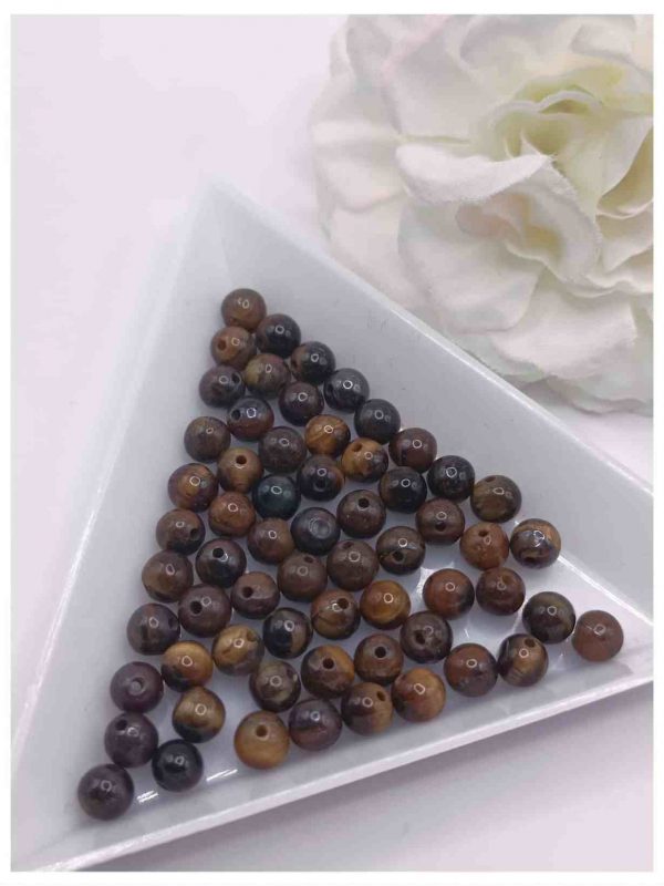 perle oeil de tigre 4 mm