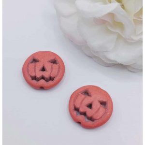 perle howlite citrouille 15 mm orange