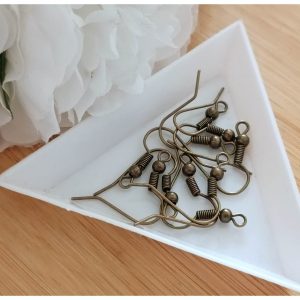 lot de 5 paires de crochet bronze