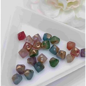 perles de verre colorées forme atypique