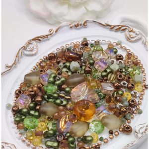 Perles de rocailles en verre – thème Forêt