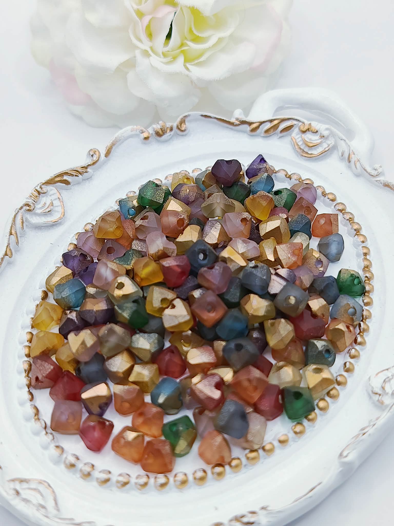 perles colorées forme atypique perles colorées forme atypique